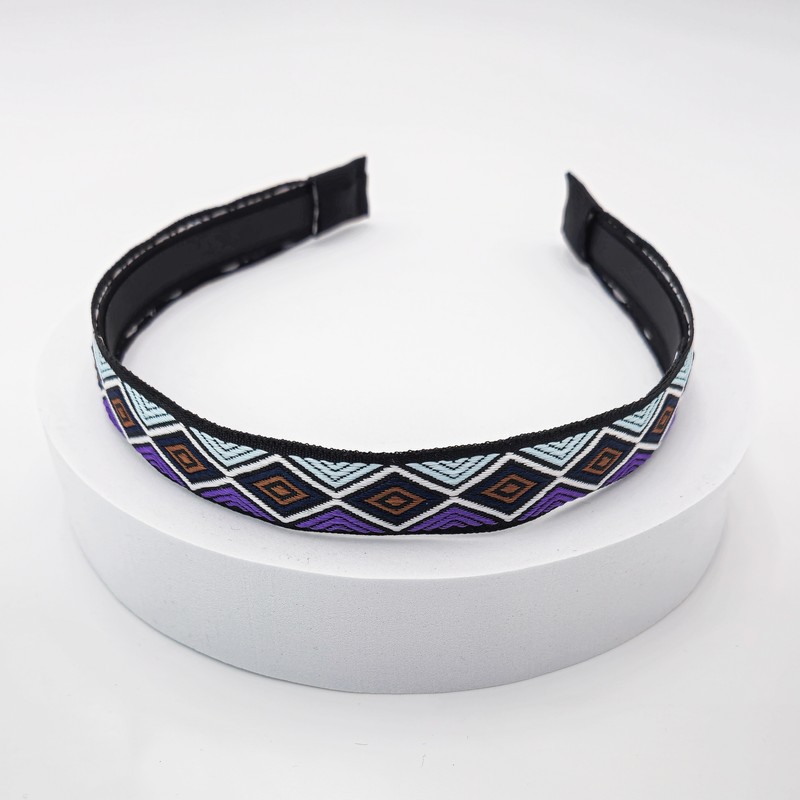 Burnaby Purple Sky Jacquard Hairband / 버나비 퍼플 하늘 자카드