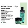 Kit Soya Shampoo,vitamina E Keratina + Seda Cristal Labonte