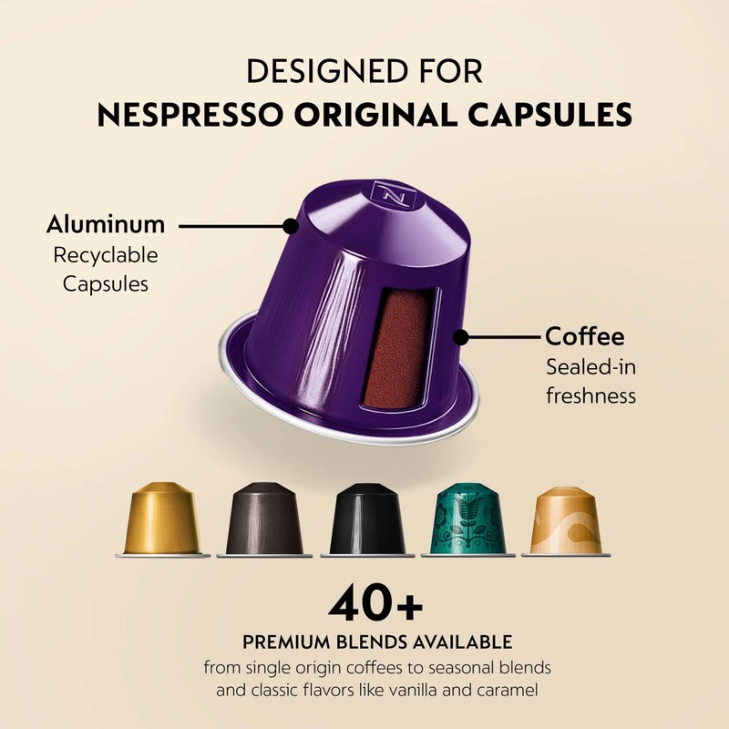 Nespresso Original, Ethiopia Master Origin, 50-Count Coffee Pods