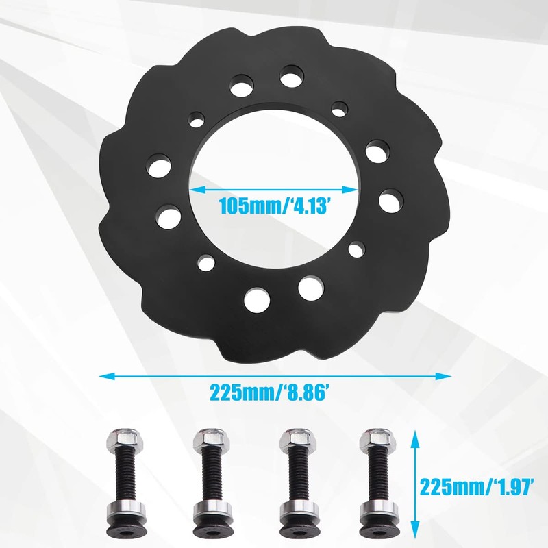 URLWALL Poly Sprocket Guard, CNC Billet Aluminum Sprocket Chain Guard