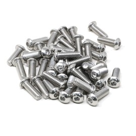 iexcell 50 Pcs 1/4-20 x 3/4" Stainless Steel 304 Hex Socket Button Head Cap Screws Bolts Kit