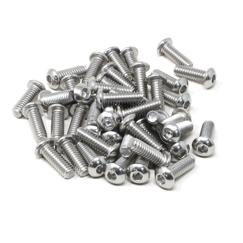 iexcell 50 Pcs 1/4-20 x 3/4" Stainless Steel 304 Hex
