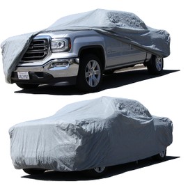 Car Cover fits 2005 2006 2007 2008 2009 2010 Chevy Silverado 1500 EXT Cab 6.5ft Bed XTREMECOVERPRO Silver Series Grey Truck Cover