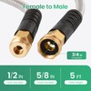 Cesun Metal Garden, Short Connector, Water Lead-in Hose Extension, Extremely