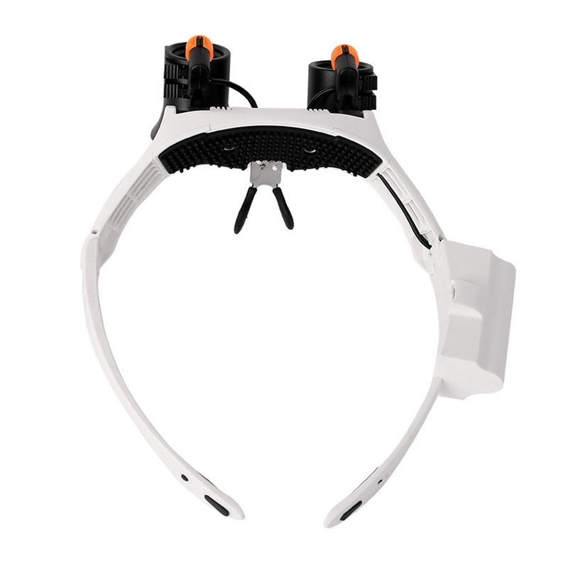 Headband Magnifier Eye Loupes Eyeglass Style Hands-Free Magnifying Multiple Magnifications