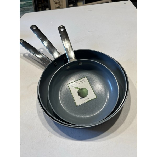 Thermolon New 3 Piece Set Thermos Non-Stick Frying Pans
