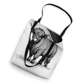 Fingerprint Cow Farmer Breeder - Belted Galloway Cattle Tote Bag