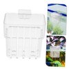SUPVOX 8pcs Aquarium Hanging Planter Cups Transparent Acrylic Fish Tank