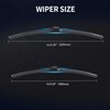 GARDIMU 2 Pcs Front Windshield Wiper Blades, A Pair of