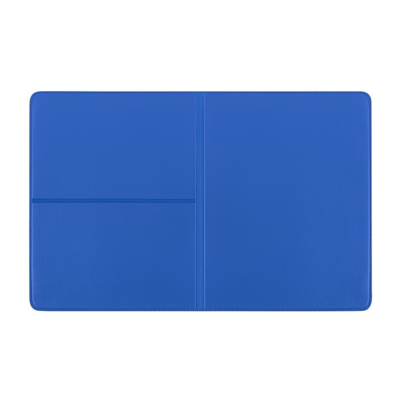orgaexpert Car Registration Cover Blue 4 Compartments 120 x 190
