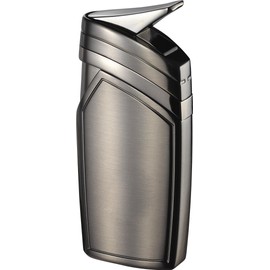 Visol Spark Single Torch Flame Satin Gunmetal Lighter, Gun Satin