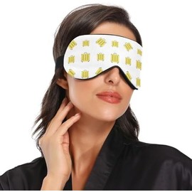 Sleep Mask Travel Case, Compact Lightweight Accessory for Travel and Daily Use - JULYTO Sleep Mask Light Blocking