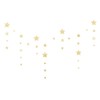 regalo Star Garland, Double Sided (78.7 inches (200 cm), Decoration,