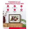 THOMSON Digital Picture Frame with App, 8 Inch Digital Picture
