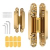 7" 2 pcs Hidden Hinges for Doors Invisible Hinges Concealed
