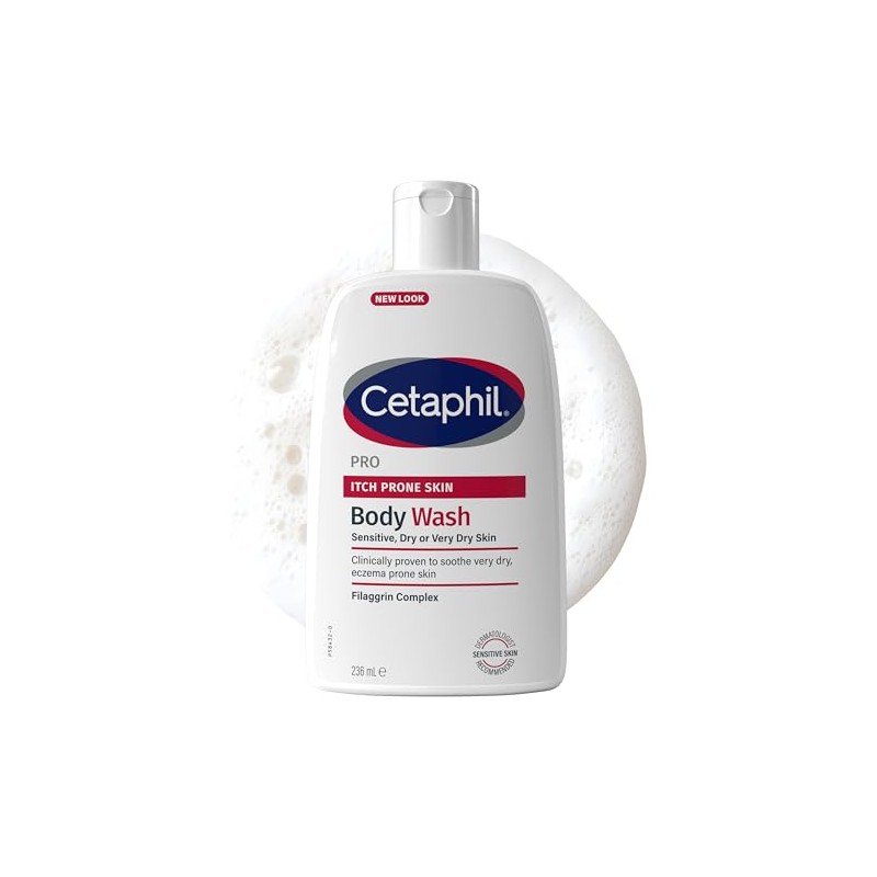 Cetaphil PRO Body Wash for Sensitive Itch-Prone Skin 236ml