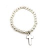 Mopec Pack of 4 Beads and Cross Bracelet 17cm
