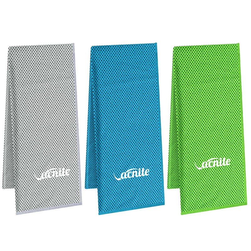 Vacnite Cool Towel, Quick-Drying Towel, Super-Absorbent, Lightweight, Heatstroke Prevention, 39.4