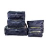 Go2buy 6pcs Travel Luggage Organizer Set Backpack Storage Pouches Suitcase