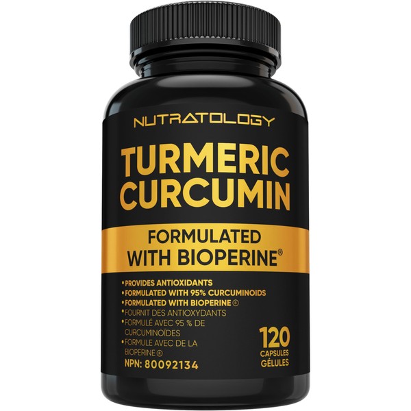 Nutratology Nutratology Organic Turmeric Curcumin With Bioperine (Black Pepper) -
