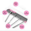 Blackhead Removal Kit, Blackhead Remover, 4 Piece Set with Storage