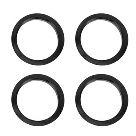 INFINAUTO Hub Centric Ring 60.1mm ID 73.1mm OD Car Wheel Hub Ring ABS Plastic Black 4pcs