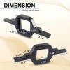 AveneMark 4‘’ 60W LED Work Light Pods（2 PCS） with 2.5‘’