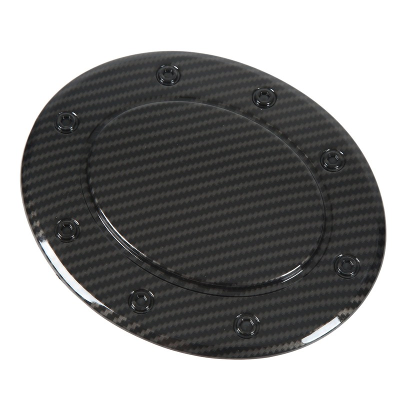 Gas Cap Cover Carbon Fiber Pattern Fuel Tank Door Cover
