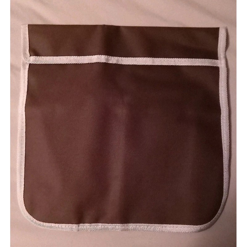 DEERFAMY Brown Tool Pouch bag for Foldable Garden Kneeler Bench