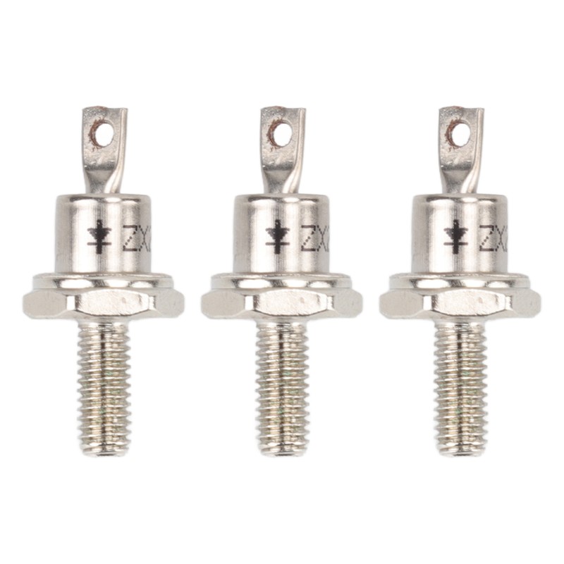 3PCS Rectifier Diode Spiral 25A Iron High Hardness Spiral Rectifier