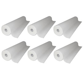 Toa Massage Bed Cover - 50 Sheets Per Roll, 75 x 32 Inches (6 Roll) Non-woven Disposable Material - Ideal for Spa, Massage Table, Tattoo, Waxing Table - No Crinkle Table Sheets
