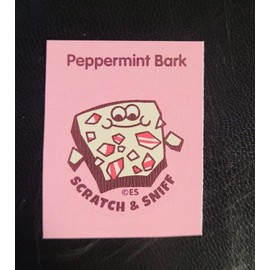everything smells scratch and sniff stickers NEW  Everything Smells Peppermint Bark Scent
