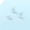 Simple Jewelry Set Fitting for Women Sterling Silver, Design Pendant