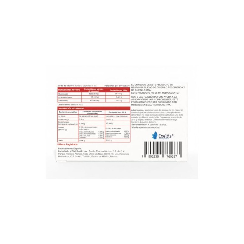 Inofolic Suplemento Alimenticio Und