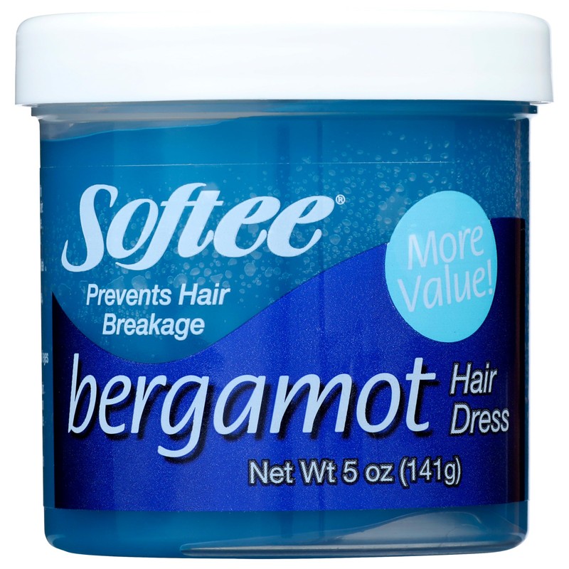 Softee Bergamot Hair Dressing Product, Blue, 5 Ounce