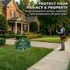 Extra-Large 2-Pack Private Property No Trespassing Signs