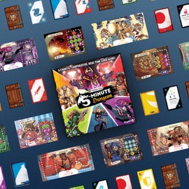 3D Wiggles, 5 Minute Dungeon, Card Game, Ages 8+, 2-5 Players, 5 Minutes Playing Time