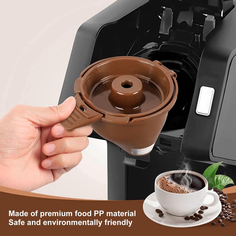 Ground Coffee Brew Basket Filter, 2Pcs Coffee Brew Basket Replacement