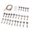 25pcs Bottle Opener Retro Metal Key Bottle Opener with Tag