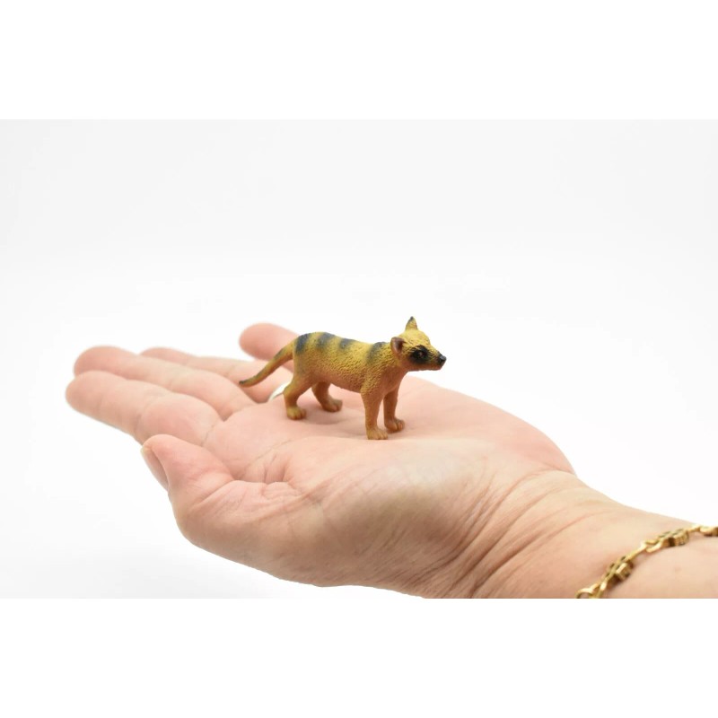 CWG Tasmanian Tiger, Thylacine, Very Nice Plastic Animal Toy, 3"
