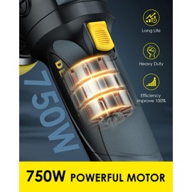 Mini Polisher 750W - 3" Random Orbital Polisher with 12MM Orbit - Weight 4.6Lbs, 6 Speed 2000-6500 OPM - Dual Action Polisher for Car Detailing/Polishing/Waxing, Small Buffer Polisher