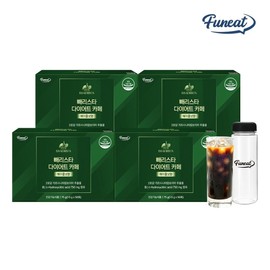 Fernite Peelista Diet Cafe Hazelnut Flavor 50 sachets x 4 boxes (total 200 sachets) + Bottle / 퍼니트 빼리스타 다이어트 카페 헤이즐넛향 50포 x 4박스 (총 200포) + 보틀
