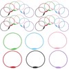 Tofficu Llavero De Alambre De Acero Inoxidable 30 Piezas Anillos