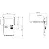 Knightsbridge LED Flood Light, Die-Cast Aluminium, Cool White