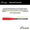 Champion Sports Adjustable Foam Bat with Easy Twist and Lock
