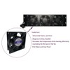 Kutatek Rack Mount Fan Panel 3U, Intake Airflow, for Cooling