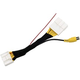 KNRAGHO In Dah Radio Wiring Harness Rear View Camera Video Input AV Plug to Display for Dacia Lodgy Fluence / Duster Megane Latitude / Scenic 2 Laguna Clio 4 Logan Lodgy