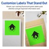 Avery Printable Square Labels with Sure Feed Technology, 4" x