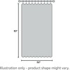MIULEE 2 Panels Natural Linen Sheer Window Curtains Elegant Solid