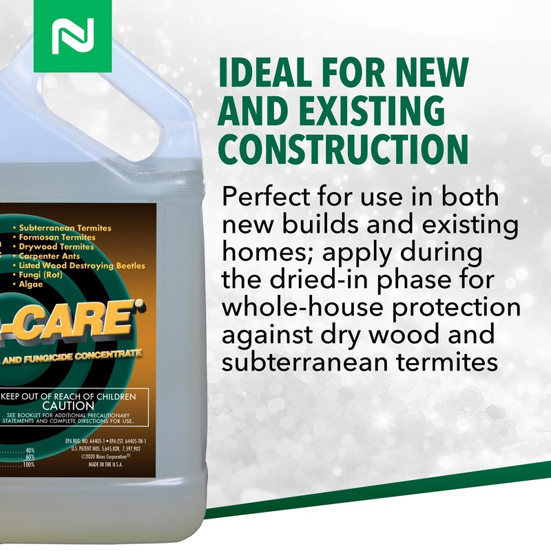Bora-Care Termiticide Insecticide and Fungicide Concentrate, Wood Treatment for Termite